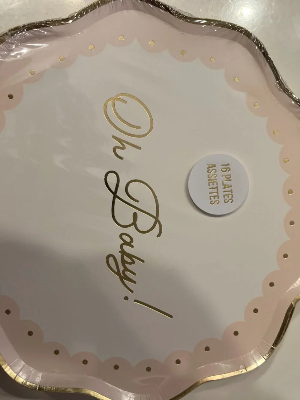 Baby Shower Party Supplies for Girls (Plates and napkins) NWT (p/s/x)